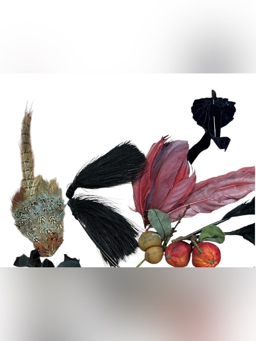 40s MILLENARY SUPPLY COLLECTION RARE TREASURE TROVE HAT DESIGNER COUTURE TRIMS - Picture 4 of 6